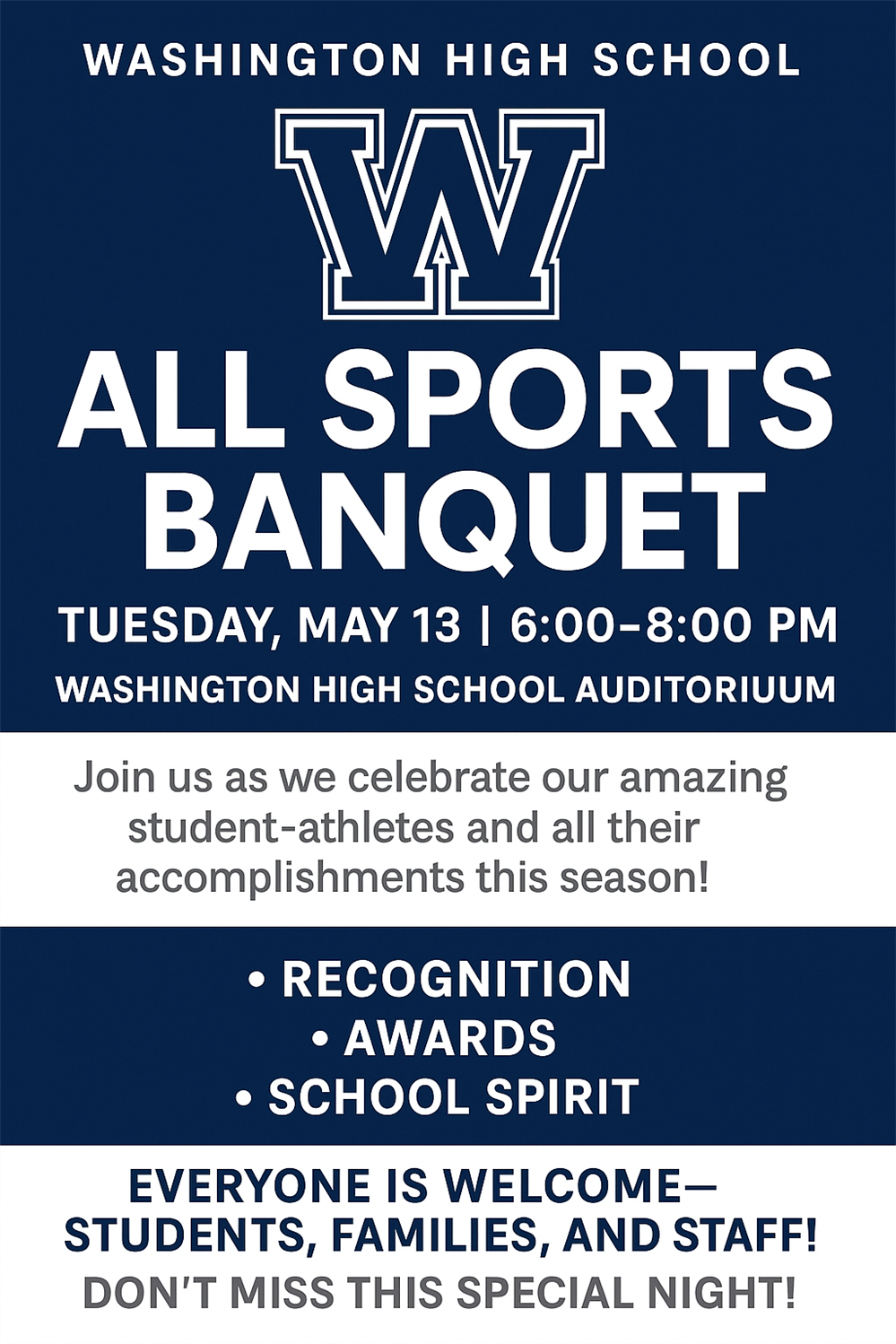 WHS All Sports Banquet